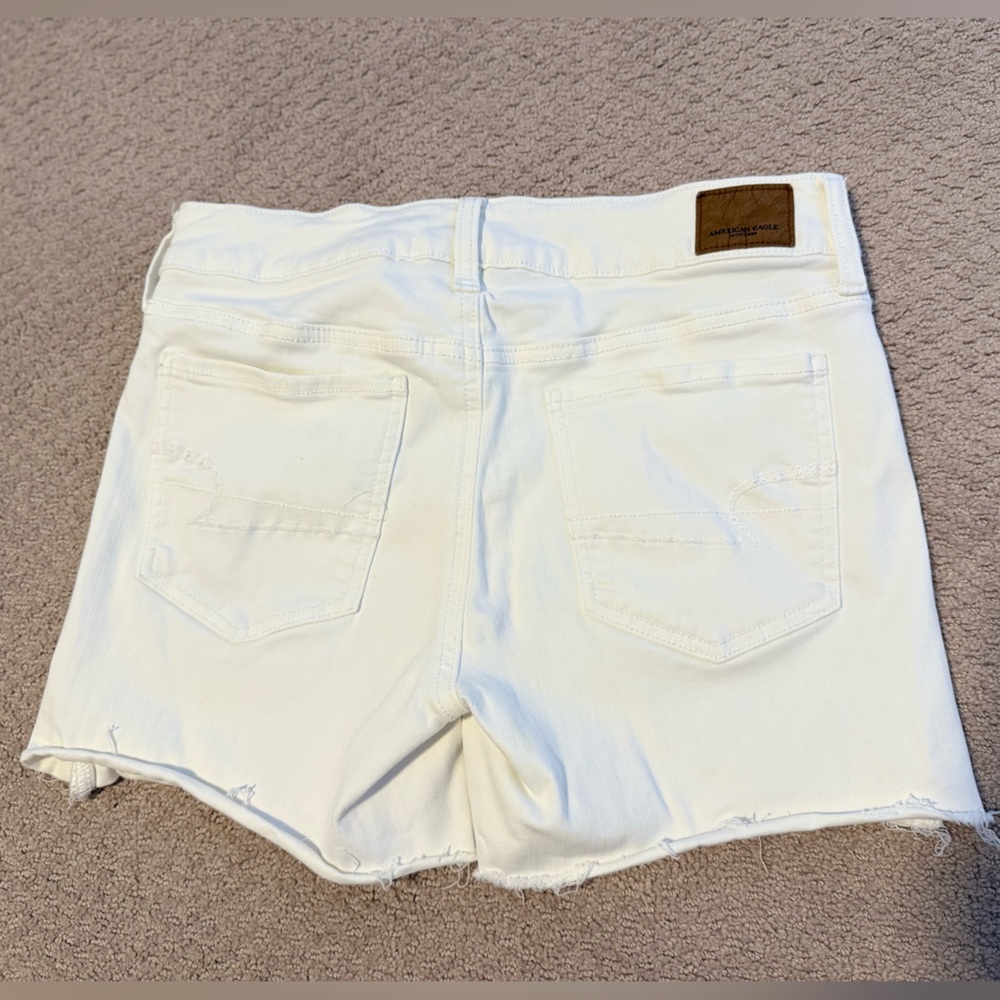 American Eagle Outfitters White Jean Shorts
